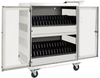 32-Device AC Charging Station Cart for Chromebooks and Laptops, Wall-Mount Option, White -- CSC32ACW