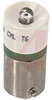 Lamp, Green LED, T-3 1/4 Bayonet, 12 VAC/VDC, 1000 mcd, Replaces Incandescent - 70011812 - Allied Electronics, Inc.