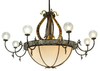106965 Large Chandeliers-Glass Shade - 669851 - Capital Lighting, Inc.