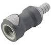 Colder NS4D17006 Non-Spill Quick-Disconnect, PP Body, 3/8