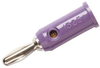 Conn, Banana, Plug, 15A, Screw, Violet; Gender Pomona - 07AH4995 - Newark, An Avnet Company