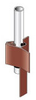 Brady Steel Brown / White Sign Mounting Breakaway System - 2.375 in Width x 30 in Height - 78991 - 754476-78991 - R. S. Hughes Company, Inc.