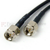SMA Male to SMA Male Cable RG174 Coax in 24 Inch and RoHS - SCA45316-24 - Fairview Microwave Inc.