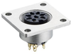 Circular Connector, Plug, 8Pos, Flange; Product Range Lumberg - 82AH3389 - Newark, An Avnet Company