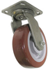 Stainless Swivel Caster - PolyU on PolyO Wheel - Model 9 - SS-9MG4x2-S - Caster City, Inc.