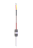 Industrial Thermocouples Sheath with Leads and NPT Process Fitting -- THERMOCOUPLE STYLES 23I/23P/24 - Image