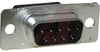 Receptacle, D-Subminiature; Receptacle;9; Full Metal; Phosphor Bronze - 70042605 - Allied Electronics, Inc.