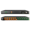 Monitored, Upgradeable Unit Level, 30A, 208V, Horizontal, (10) Locking IEC C13 PDU with L6-30P - 9PB2-101003 - Belden Inc.