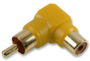 Rca Adapter 90 Degree - Gold Yellow; Product Range Multicomp Pro - 26W6743 - Newark, An Avnet Company