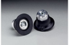 3M 77729 Medium Black Roloc TS and TSM Disc Pad - 1 1/2 in DIA - 1/4 - 20 Internal Thread Attachment - 051144-77729 - R. S. Hughes Company, Inc.