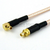 MMCX Plug to RA MMCX Plug Cable RG-316 Coax in 36 Inch and RoHS - FMC0919315LF-36 - Fairview Microwave Inc.