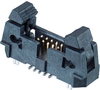 5+5 Pos. Male DIL Vertical SMT Conn. with Ejector (T+R) -- M50-3650542R - Image