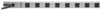 8 Right-Angle Outlet Vertical Power Strip, 120V, 15A, 15-ft. Cord, 5-15P, 24 in. -- PS2408RA - Image