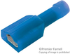 Terminal, Female Disconnect, 0.25In, Crimp, Blue; Product Range Abb - Thomas & Betts - 33F1371 - Newark, An Avnet Company