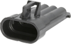 Housing, Plug, 3Pos, 14A, Pa 6.6, Black; Product Range Aptiv/delphi - 61AC8723 - Newark, An Avnet Company