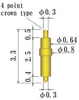 Double Ended Probe Pin - 8YF80L33-CRCNI - JC Cherry, Inc.