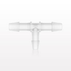 T Reducer Connector, Barbed, Natural - 61594 - Qosina Corp.