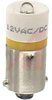 Lamp, Yellow LED, T-3 1/4 Bayonet, 12 VAC/VDC, 300 mcd, Replaces Incandescent - 70011813 - Allied Electronics, Inc.