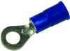 Terminal, Ring Tongue, #8, 14Awg, Blu; Stud Size - Metric 3M - 07H2454 - Newark, An Avnet Company