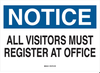 Admittance Sign - 60510 - Brady Corporation