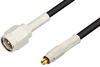 SMA Male to MC-Card Plug Cable 60 Inch Length Using RG174 Coax - PE36112-60 - Pasternack