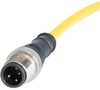 M12 A-Code 3-Pin Straight Male To Open End, 2M, Pvc Yellow Jacket Harting - 51AK5379 - Newark, An Avnet Company