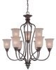 26329-OB Mid. Chandeliers-Glass Up - 692112 - Capital Lighting, Inc.