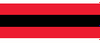 Woven Barricade Tape (B-903; Black and Red; (black & red horizontal warning stripes)) - 754476-91179 - R. S. Hughes Company, Inc.