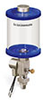 Blue Color Key, Clear View Single Feed Electro Lubricator, 1 pt Pyrex Reservoir, 1/4” Male NPT, 120V/60Hz -- B5160-016PB12062BW