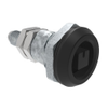 Quarter-Turn Cam Latch, 8 mm Square, Sealed, Zinc Alloy, Chrome Plated, Bright - E5-6-055-01 - Southco