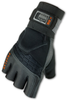 Ergodyne Proflex 910 Black Small Pigskin Leather/Spandex Full Fingered Work & General Purpose Gloves - Gel Polymer Palm Only Coating - 720476-17422 - 720476-17422 - R. S. Hughes Company, Inc.
