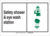 Brady Bradyglo B-347 Polyester / Polystyrene Rectangle Fire Safety Sign - 10 in Width x 7 in Height - Glow in the Dark - 120679 - 754473-69932 - R. S. Hughes Company, Inc.