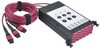 40/100Gb OM4 Fiber Breakout Cassette with Built-In MTP Cables, 40Gb to 4 x 10Gb, 100Gb to 4 x 25Gb, (x3) 8-Fiber OM4 MTP/MPO to (x12) LC Duplex - N482-3M8L12-B - Tripp Lite by Eaton