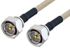 7/16 DIN Male to 7/16 DIN Male Cable 36 Inch Length Using RG225 Coax , LF Solder - PE36136LF-36 - Pasternack