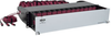 40/100Gb Fiber Breakout Patch Panel, 40Gb to 4 x 10Gb, 100Gb to 4 x 25Gb, 42 MTP QSFP to 168 LC Duplex OM4 50/125 Multimode Ports, 2U -- N48K-42M8L168-B