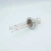 Thermocouple Feedthrough, Type T, 5 Pairs, Screw-type Connector, 2.16″ QF / KF Flange - A0794-1-QF - MPF Products, INC.