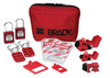 Breaker Lockout Sampler Toolbox Kit w/ 2 Keyed-Alike Safety Padlocks - 105967 - Brady Corporation