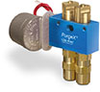 Motor Operated PurgeX for Liquid with External Volume Adjustment, 2 Feeds, 1 RPM, 120V/60Hz, Bracket -- B3474-B2B120601