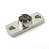 SMP Male (Plug) Full Detent Shroud 2 Hole Flange (Panel Mount), Passivated Stainless Steel Body, Length 0.176 In - SC5310 - Fairview Microwave Inc.