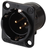 3 Pin Xlr Connector Male Panel Gold Pins; No. Of Contacts Switchcraft/conxall - 31AC3289 - Newark, An Avnet Company