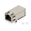 Modular/Ethernet Connector (RJ45) Jacks With Magnetics - 17-2489108-1-ND - DigiKey