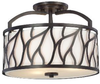 83711-ART Semi-Flush Mts.-Drum Shade - 650713 - Capital Lighting, Inc.