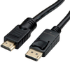 Cable Assy, Dp Plug-Uhdtv Plug, 10M Rohs Compliant Roline - 57AK4408 - Newark, An Avnet Company