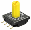 SW ROTARY DIP HEX COMP 100MA 5V - FR02KC16P - NKK Switches