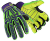 Hexarmor Rig Lizard 2027 Green 8 Goatskin Leather Cut-Resistant Glove - ISEA Cut 4, CE Cut 5 Cut Resistance - 2027 SZ 8 - 2027 SZ 8 - R. S. Hughes Company, Inc.