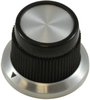 Str Knurled Skirt Knob W/ Arrow, 6.35Mm; Shaft Type Alcoswitch Te Connectivity - 57F2337 - Newark, An Avnet Company