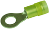 Terminal, Ring Tongue 1/4In Crimp Yellow; Stud Size - Metric Multicomp Pro - 34P2302 - Newark, An Avnet Company