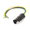 Molded Connector 37163, 4 Square Contacts, Female End, GPT 8