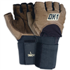 Half-Finger Impact Gloves w/ Wrist Support - Small -- GLV1028S - Image