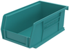 Akro-Mils Akrobin 10 lb Teal Industrial Grade Polymer Hanging / Stacking Storage Bin - 7 3/8 in Length - 4 1/8 in Width - 3 in Height - 1 Compartments - 30220 TEAL - 30220 TEAL - R. S. Hughes Company, Inc.